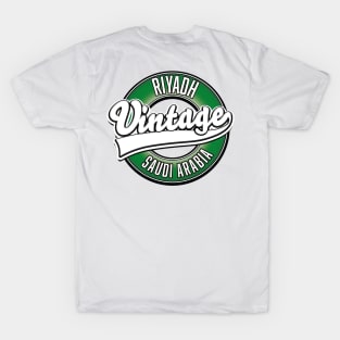 Riyadh Saudi Arabia Vintage logo T-Shirt